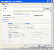 Sybrex SpeedPDF Protection Manager screenshot